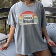 Retro Cassette Tape 80s 90s Nostalgia Women's Comfort Colors T-Shirt Gray