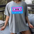 Retro Cassette Tape Tee 90s Nostalgia Aesthetic Women's Comfort Colors T-Shirt Gray Retro Cassette Tape Tee 90s Nostalgia Aesthetic Women's Comfort Colors T-Shirt Gray