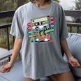 Retro Old Cassette Tape Cartoon With Walker Nostalgia Women's Comfort Colors T-Shirt Gray