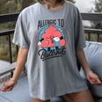 Retro Toon Introvert Sarcasm Anti-Social Nihilism Women's Comfort Colors T-Shirt Gray