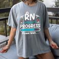 RN In Progress Loading Future Nurse Graduation Lover Women's Comfort Colors T-Shirt Gray