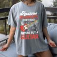 Sarcastic Introvert Need Guitar Sad Song Introvert Guitarist Women's Comfort Colors T-Shirt Gray