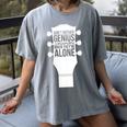 Sarcastic Jokes Genius Songwriters Are Introvert Guitarist Women's Comfort Colors T-Shirt Gray Sarcastic Jokes Genius Songwriters Are Introvert Guitarist Women's Comfort Colors T-Shirt Gray