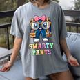 Sarcastic Little MISS SMARTY PANTS Graduation Alumni Game On Women's Comfort Colors T-Shirt Gray
