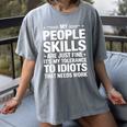 Sarcastic Saying Humor Introvert Workplace Attitude Women's Comfort Colors T-Shirt Gray Sarcastic Saying Humor Introvert Workplace Attitude Women's Comfort Colors T-Shirt Gray