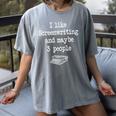 Screenwriter Playwright Writer Scribe Introvert Scriptwriter Women's Comfort Colors T-Shirt Gray