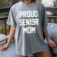 SEN19R Mom Shirt Senior Grad 2019 Graduation Party T-Shirt Women's Comfort Colors T-Shirt Gray