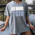 Senior 2019 Shirt Graduation Class Back To School Tee Women's Comfort Colors T-Shirt Gray