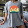 Senior 2023 Graduation My Last First Day Of Class Of 2023 Women's Comfort Colors T-Shirt Gray