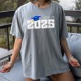 Senior 2025 Class Of 2025 Seniors Graduation 2025 Senior 25 Women's Comfort Colors T-Shirt Gray