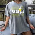 Senior 2025 Softball Class Of 2025 Graduation Women's Comfort Colors T-Shirt Gray