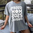 Senior 2025 Volleyball Mom High School Graduation Outfit Fun Women's Comfort Colors T-Shirt Gray