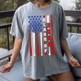 Senior 2026 Baseball American Flag Class Of 2026 Graduation Women's Comfort Colors T-Shirt Gray