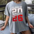 Senior 2026 Class Of 2026 Graduation 2026 Senior 26 Graduate Women's Comfort Colors T-Shirt Gray