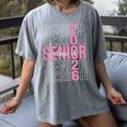Senior 2026 Class Of 2026 Seniors Graduation 2026 Girl Women Women's Comfort Colors T-Shirt Gray