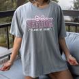Senior 2026 Coquette Bow Class Of 2026 Graduation Graduate Women's Comfort Colors T-Shirt Gray