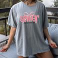 Senior 2026 Coquette Pink Bow Graduation 2026 Class Of 2026 Women's Comfort Colors T-Shirt Gray