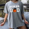 Senior 2026 Dad Basketball Graduation Women's Comfort Colors T-Shirt Gray
