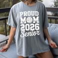 Senior 2026 Volleyball Mom High School Graduation Outfit Women's Comfort Colors T-Shirt Gray