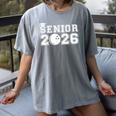 Senior Bowling Class Of 2026 Graduation School Graduate Women's Comfort Colors T-Shirt Gray
