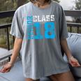 Senior Class 18 Shirt Graduation Apparel T-Shirt Women's Comfort Colors T-Shirt Gray