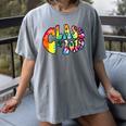 Senior Class Of 2019 Boho Tie Dye Graduation Women's Comfort Colors T-Shirt Gray