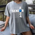 Senior Class Of 2024 Bowling First Day Of School Graduation Women's Comfort Colors T-Shirt Gray