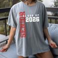 Senior Class Of 2026 Graduation Grad 26 Women's Comfort Colors T-Shirt Gray
