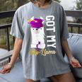 Senior Graduation 2020 Got My Dip-Llama Diploma Llama Pun Women's Comfort Colors T-Shirt Gray