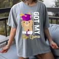 Senior Graduation TShirt 2019 Got My Diploma Llama Pun Shirt Women's Comfort Colors T-Shirt Gray