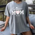 Senior Mom Baseball 2025 Class Of 2025 Graduation Women's Comfort Colors T-Shirt Gray