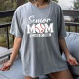 Senior Mom Class Of 2026 Baseball Mom Graduation Women's Comfort Colors T-Shirt Gray