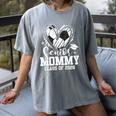 Senior Mommy Class Of 2026 Soccer Graduation Heart Premium Tri-Blend Women's Comfort Colors T-Shirt Gray