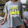 Senior Poppa 2025 Tennis Class Of 2025 Graduation Women's Comfort Colors T-Shirt Gray
