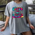 Senior Year 2022 Class Of 2022 Graduation Tie Dye Groovy Women's Comfort Colors T-Shirt Gray