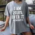 Senioritis Shirt For Senior Graduation Class Of 2018 Women's Comfort Colors T-Shirt Gray
