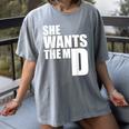 She Wants The MD Shirt Medical Graduation Doctor Women's Comfort Colors T-Shirt Gray