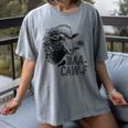 Sheep Baa Crow Caw Back Off Pun Tee For Introverts & Teens Women's Comfort Colors T-Shirt Gray