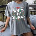 What The Sigma Christmas Party Outfit For Introverts Women's Comfort Colors T-Shirt Gray