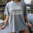 Silly Sarcastic WIZARD COLLEGE Introvert Anti Social School Women's Comfort Colors T-Shirt Gray Silly Sarcastic WIZARD COLLEGE Introvert Anti Social School Women's Comfort Colors T-Shirt Gray