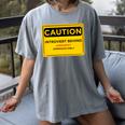 A Simple Yellow Warning Sign For Introvert Women's Comfort Colors T-Shirt Gray A Simple Yellow Warning Sign For Introvert Women's Comfort Colors T-Shirt Gray
