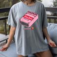 Slow Burn Book Club Women's Comfort Colors T-Shirt Gray