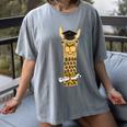 SmileteesGrad Llama Graduation T-Shirt Women's Comfort Colors T-Shirt Gray