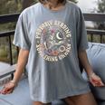 Is That Smutt Books Probably Reading Something Unholy Women's Comfort Colors T-Shirt Gray