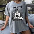 Smutty Spicy Book Smut Reader I Look Better Bent Over A Book Women's Comfort Colors T-Shirt Gray