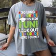 So Long 8th Grade 9th Grade Here I Come Graduation Women's Comfort Colors T-Shirt Gray