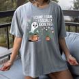 Social Anxiety Introvert Nervous Awkward Socially Women's Comfort Colors T-Shirt Gray
