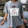 Social Work MSW Graduation Masters Degree Worker 2020 Women's Comfort Colors T-Shirt Gray