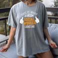Social Work s Graduation Social Worker Men Women's Comfort Colors T-Shirt Gray