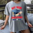 My Son Mastered It Shirt Masters Tee Graduate Graduation Women's Comfort Colors T-Shirt Gray
